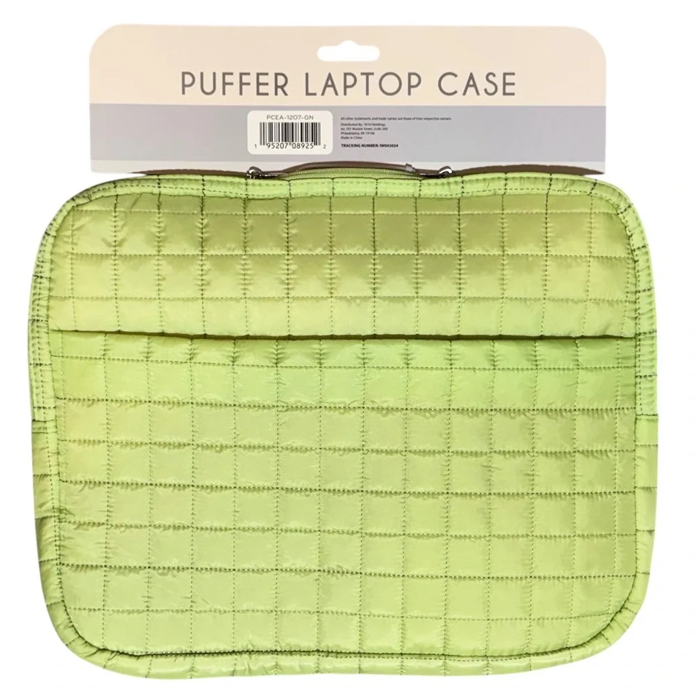 Green & Pink Laptop Case fits most up to 16”